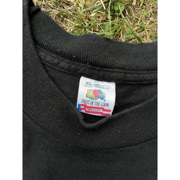 Vintage 90s Hawaiian Shark Single Stitch XL USA Made All Over Shark Dan Gilbert - Picture 3 of 6